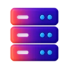 Icon für IT-Infrastruktur, Server oder Hosting
