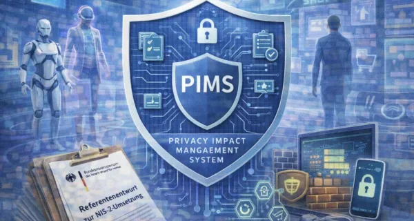 Symbolbild zum Einsatz eines Privacy Impact Management Systems im Metaverse zur Steuerung von Datenschutzrisiken.