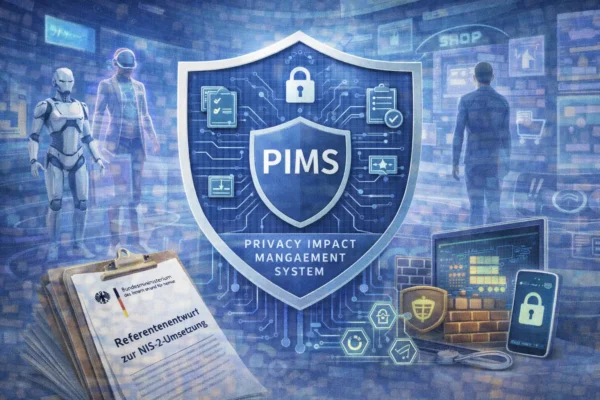 Symbolbild zum Einsatz eines Privacy Impact Management Systems im Metaverse zur Steuerung von Datenschutzrisiken.