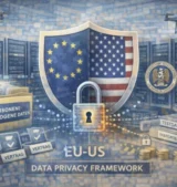 Symbolbild zu Schrems II, dem EU-US Data Privacy Framework und dem Zugriff US-amerikanischer Behörden auf personenbezogene Daten.