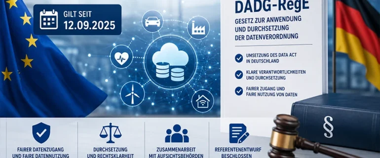 Symbolbild zum Data Act und zum deutschen Referentenentwurf für dessen Anwendung und Durchsetzung.