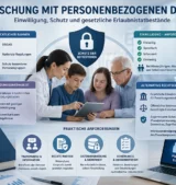 Symbolbild zur Verarbeitung personenbezogener Daten in der Forschung bei fehlender oder eingeschränkter Einwilligungsfähigkeit.